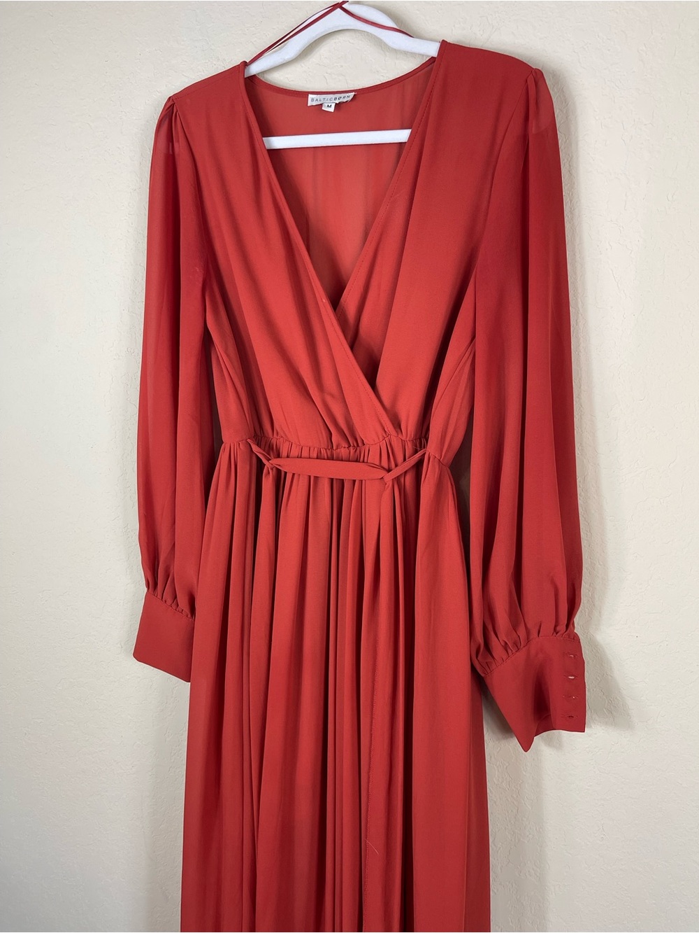 Baltic Born Celine Maxi Dress Rust Size Medium - Picture 6 of 7